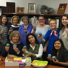 CancerSupport Team w cupcakes